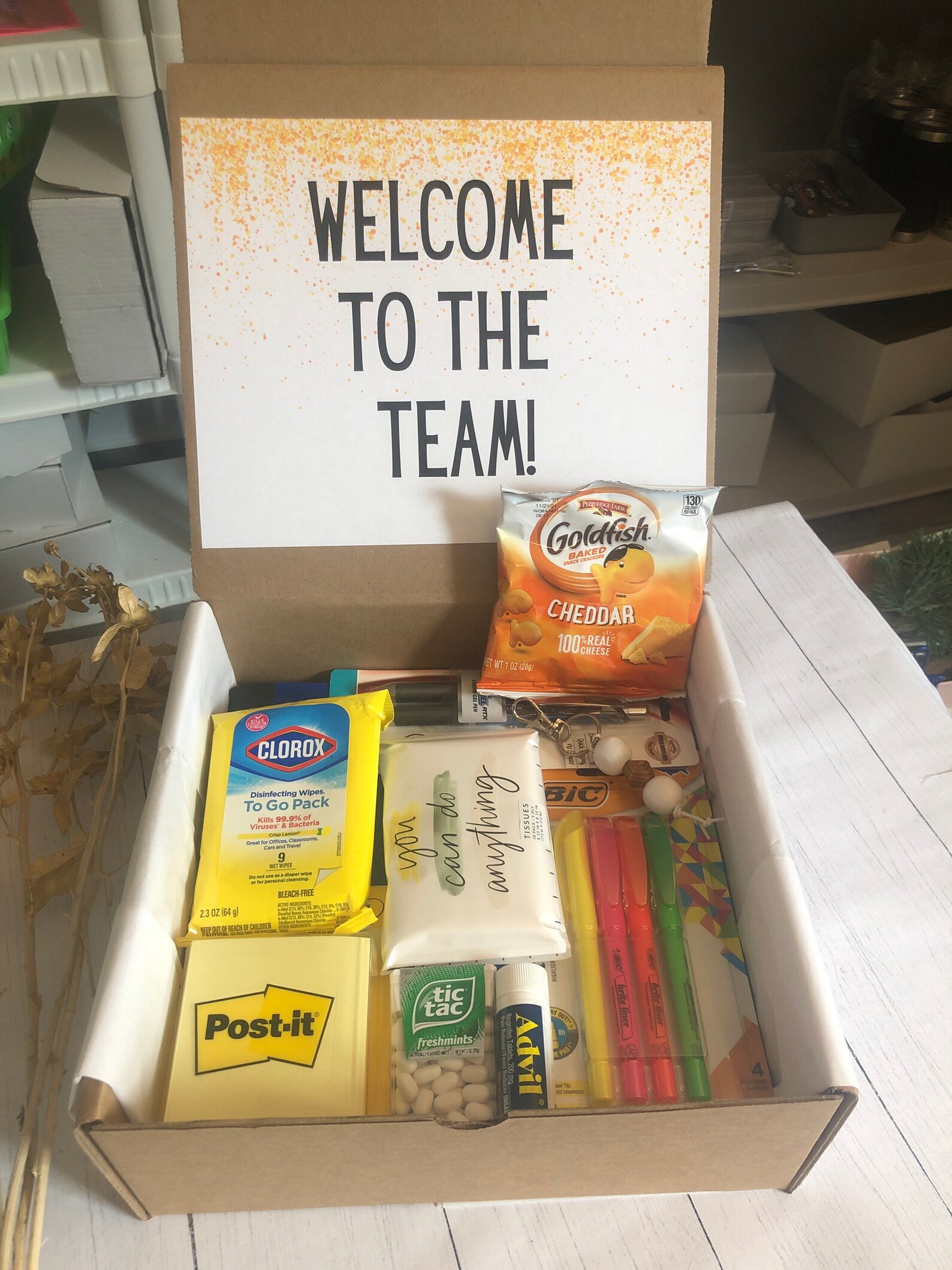 To The Team Gift Box Corporate Gift New Employee Etsy