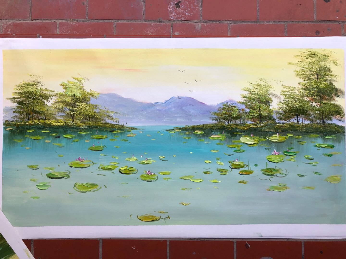Largescale landscape painting country style oil Etsy