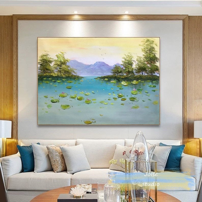 Largescale landscape painting country style oil Etsy