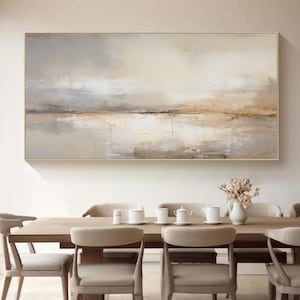Large Texture Art Painting Wabi Sabi Art Beige Wall Art Boho Wall Art Beige Abstract Painting Beige Texture Painting White Minimalist Art