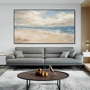 Tableau Abstrait De Mer - Art Mural Multi-canvas Imprimé Sur Toile - Prêt à Accrocher