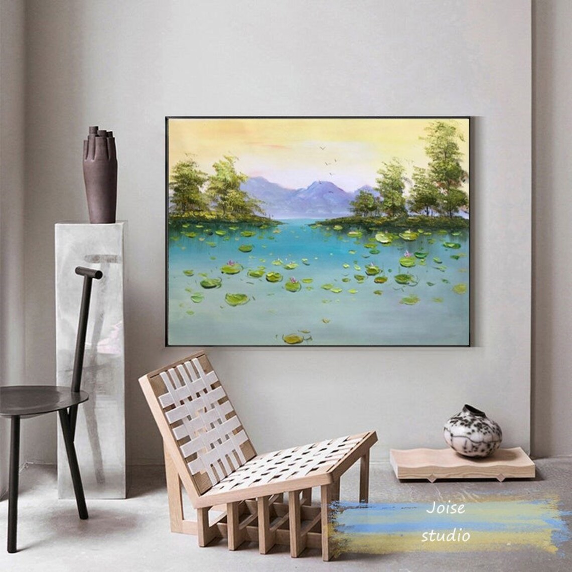 Largescale landscape painting country style oil Etsy