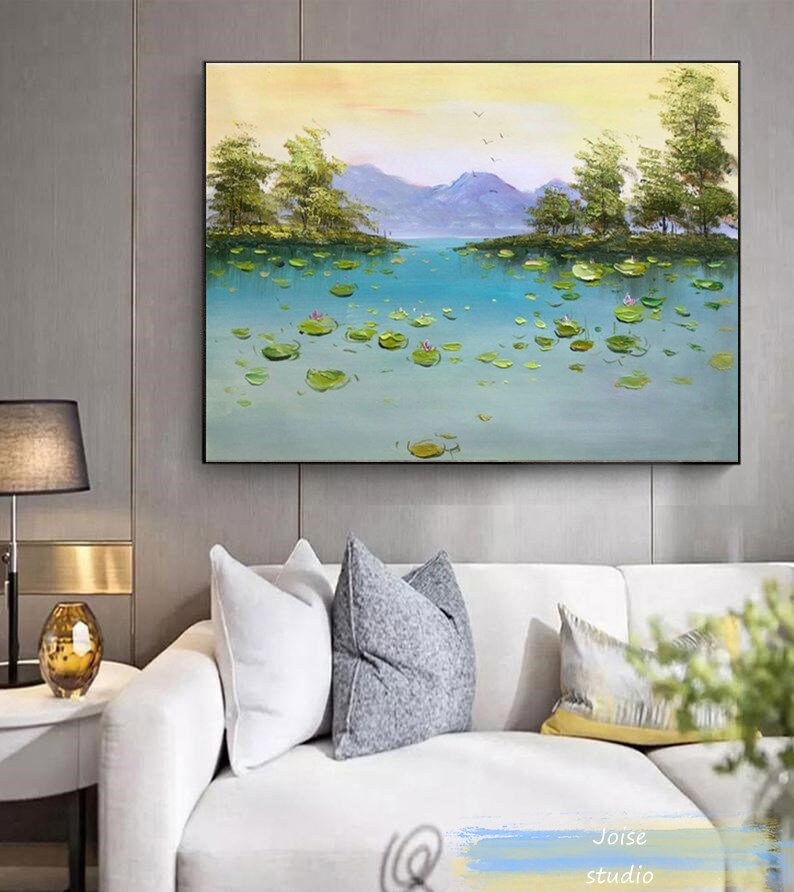 Largescale landscape painting country style oil Etsy