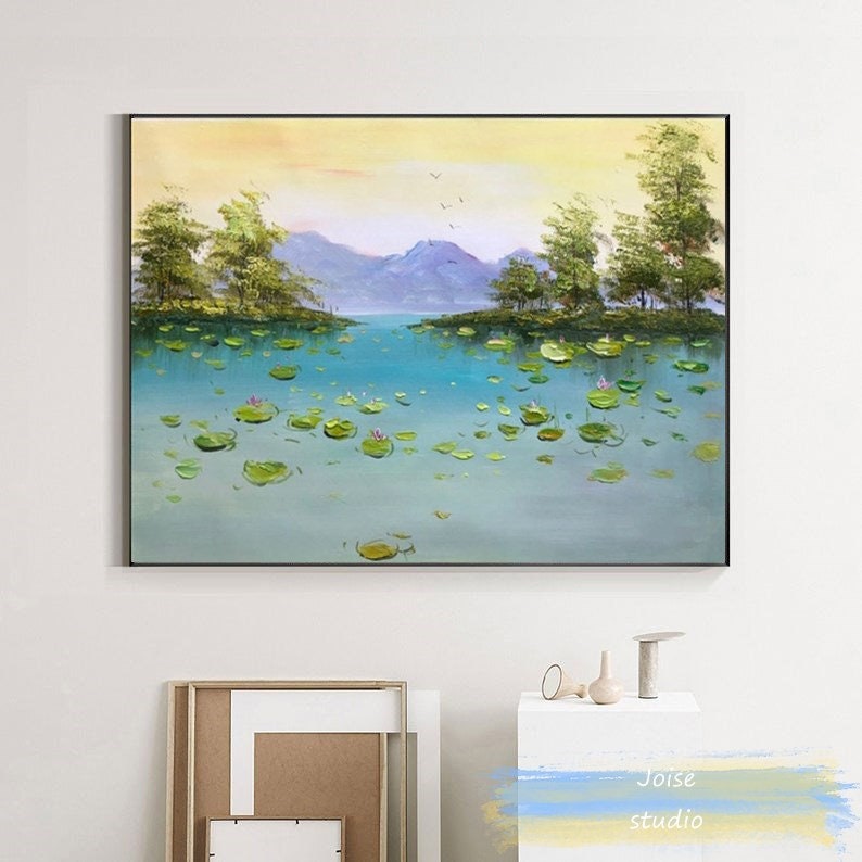 Largescale landscape painting country style oil Etsy