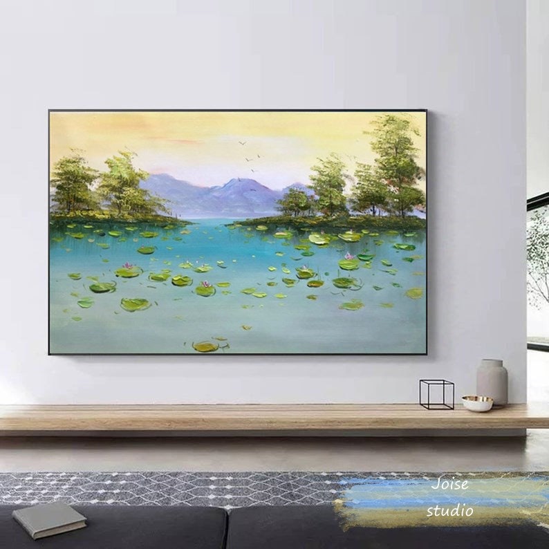 Largescale landscape painting country style oil Etsy