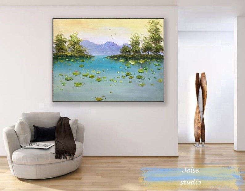 Largescale landscape painting country style oil Etsy