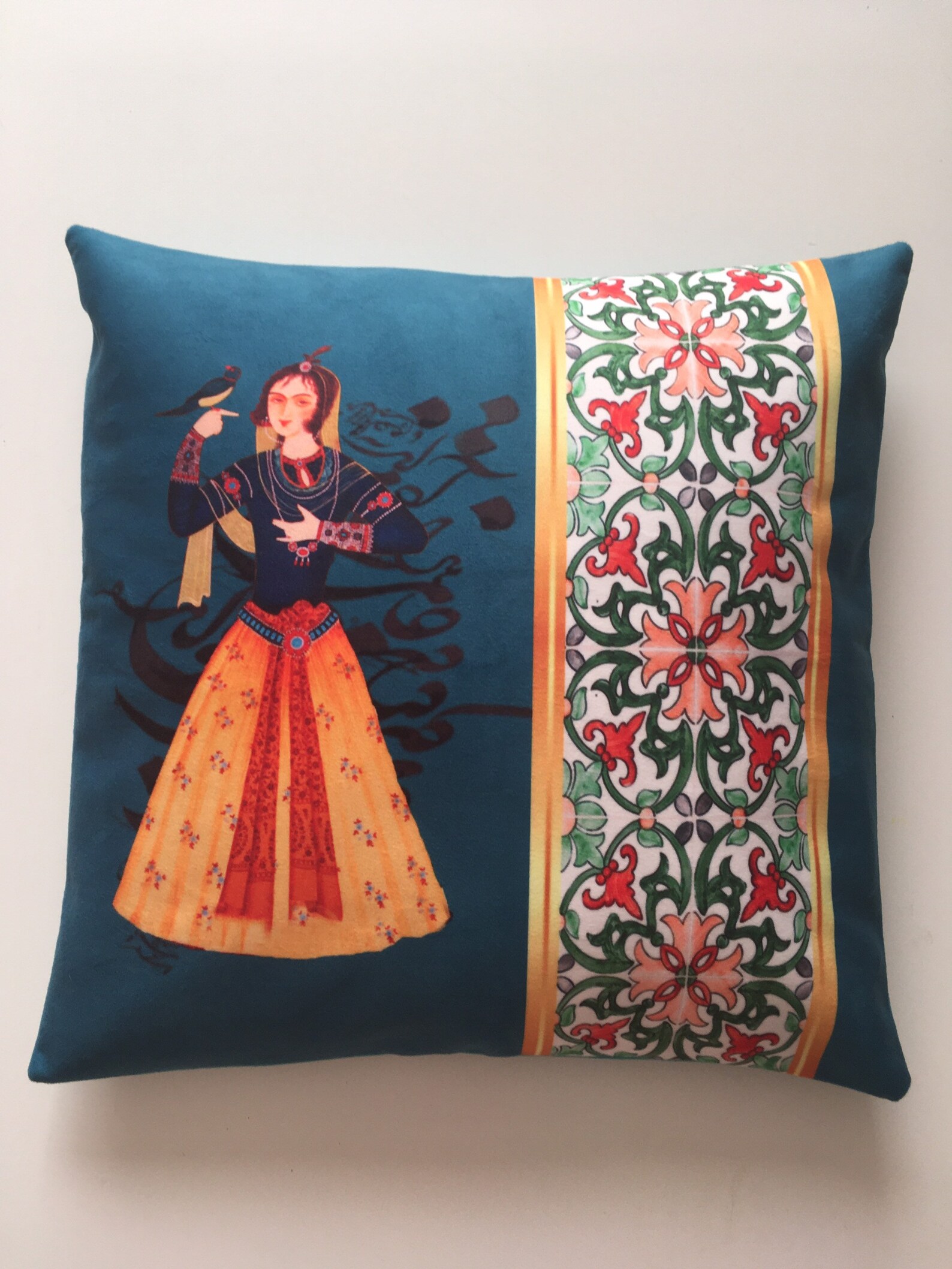 Persian Printed Cushion Cover Etsy