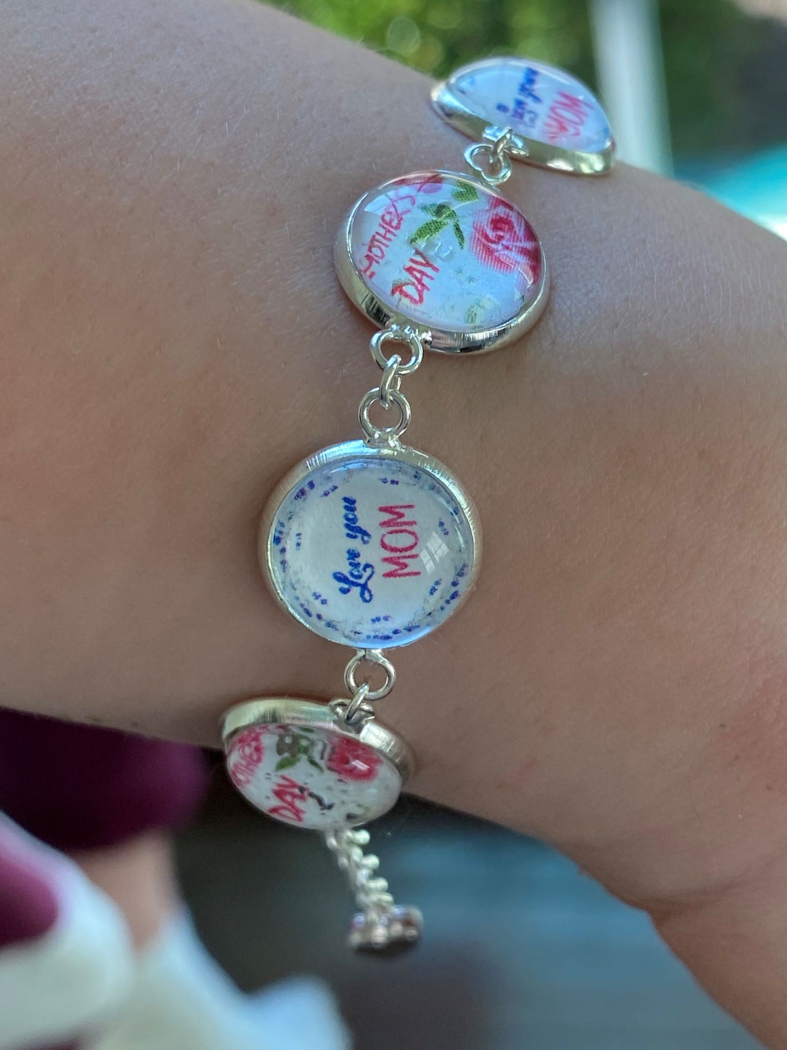 Bracelet Fete Des Meres Maternelle Bracelet fête des mères Bracelet fête des mères Love You | Etsy