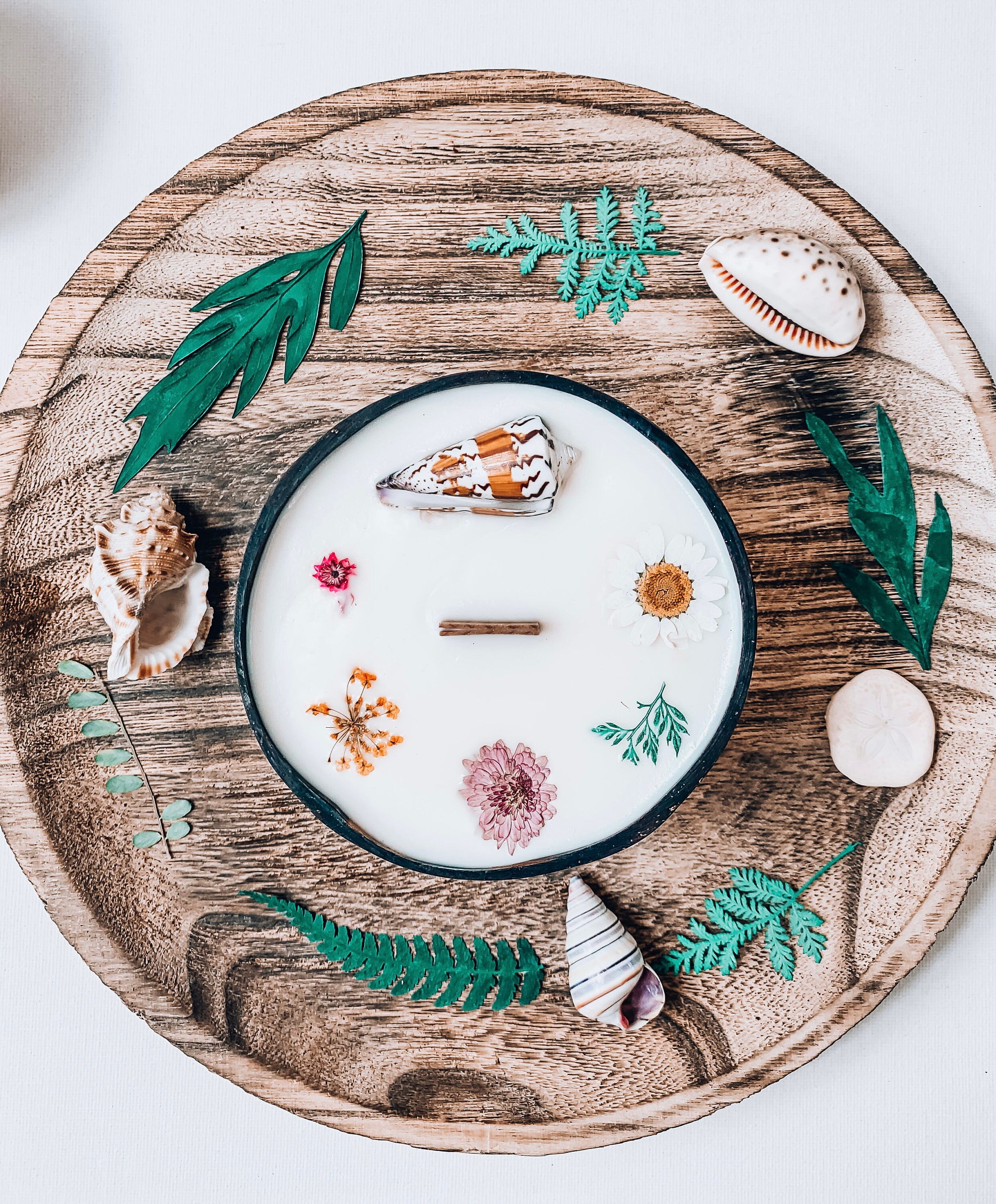 Bougie Végétale Moorea Coque Noix de Coco