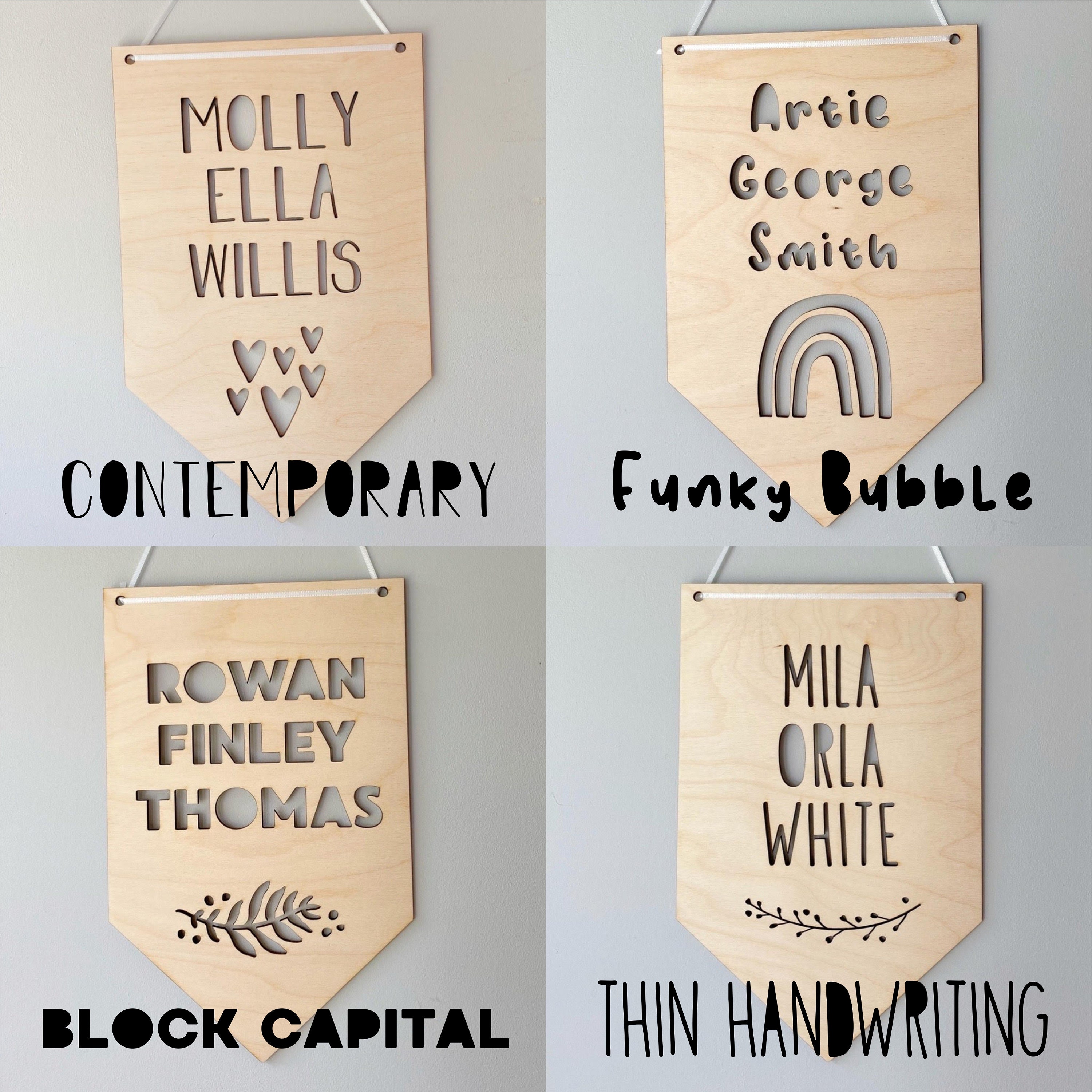 Personalised Custom Baby Gifts Name Nursery Bedroom Decor Etsy