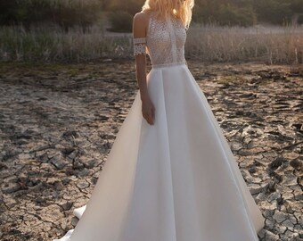 celtic inspired wedding dress