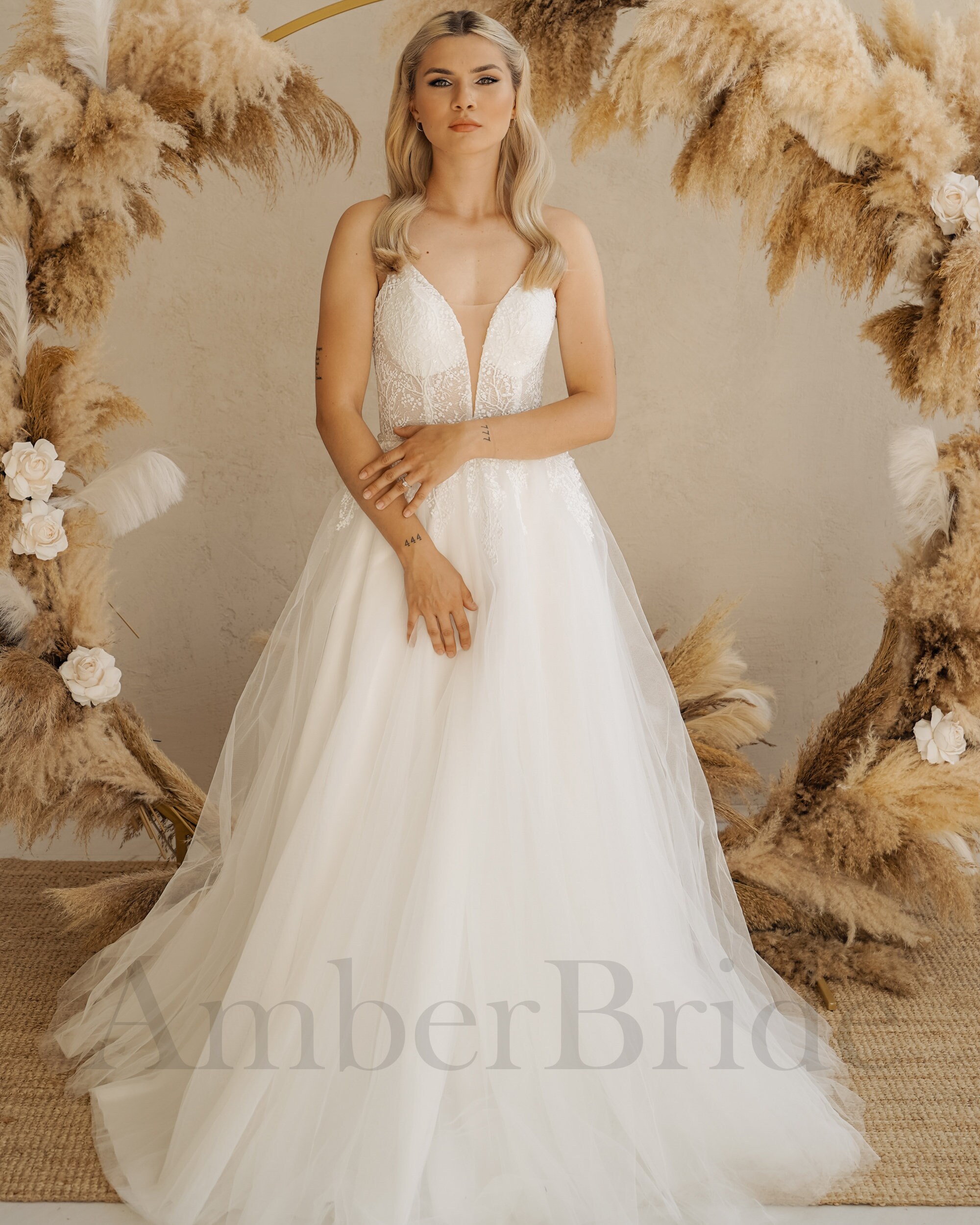 Brautkleid Standesamt JAEDEN Brautkleid Boho Style  Produktbild-Vorschau 10
