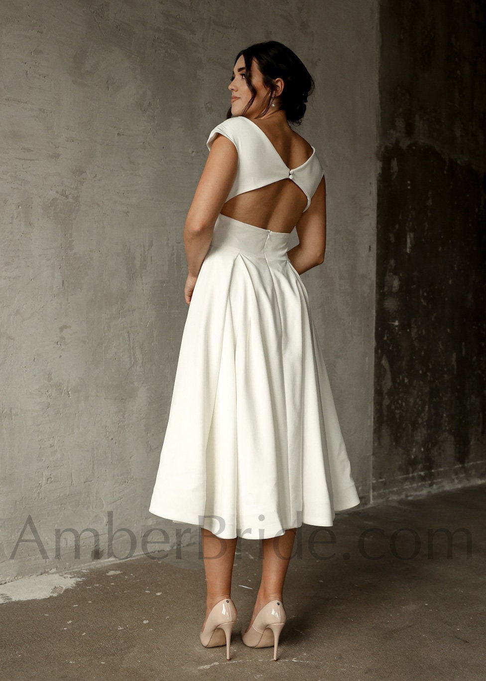 Tea Length A Line Dress