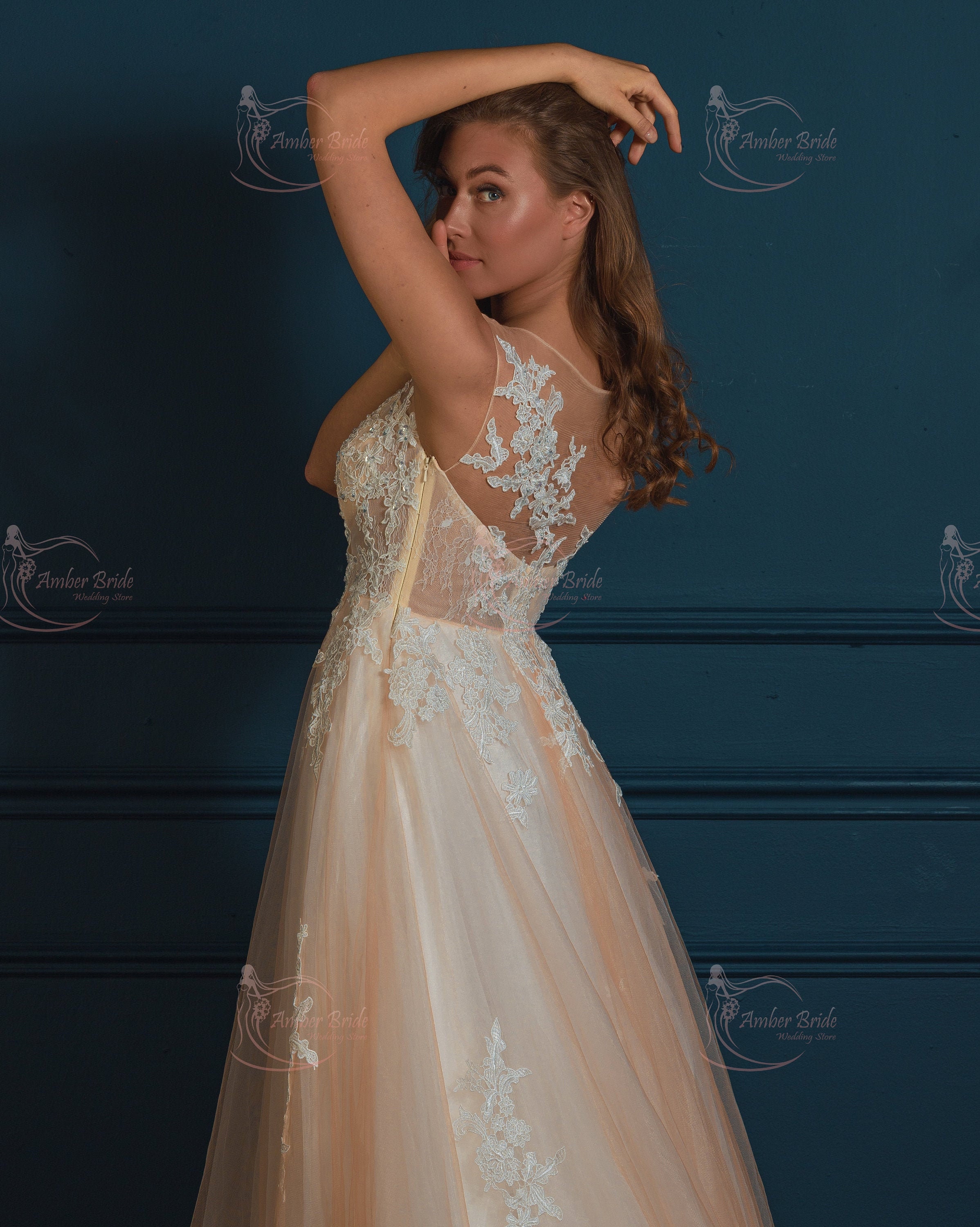 bohemian ball gown