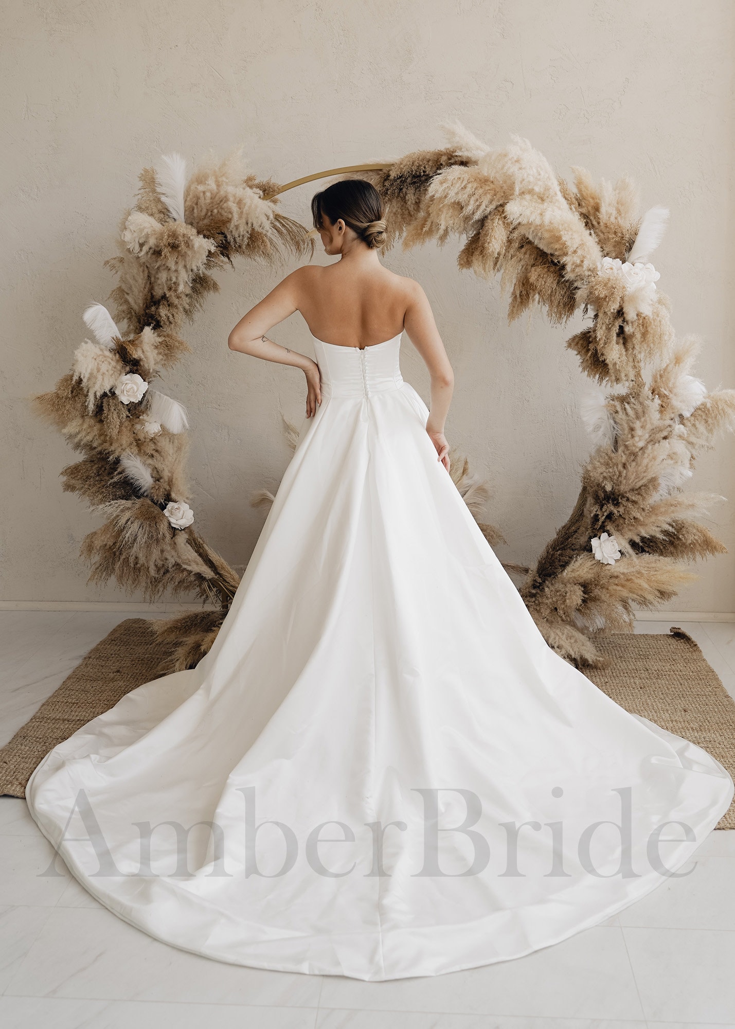 wedding dresses with tulle Sparkly Tulle A Line Corset Bodice Sweetheart Neck Wedding Dresses, MW1095