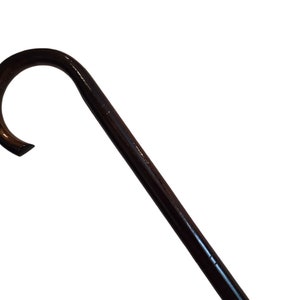 Dark brown walking stick, Classic wooden cane, Minimalist and lightweight cane, Handmade cane for man/woman, Sturdy walking stick of wood