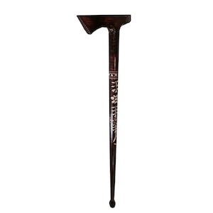 Classic brown cane from wood, Walking stick with carvings, Handmade walking cane, Wooden cane, Elegant walking stick, Best gift for him/her