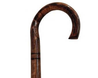 Strong walking stick from wood, Classic wooden cane, Lightweight walking cane, Handmade cane for man/woman, Sturdy walking stick of wood