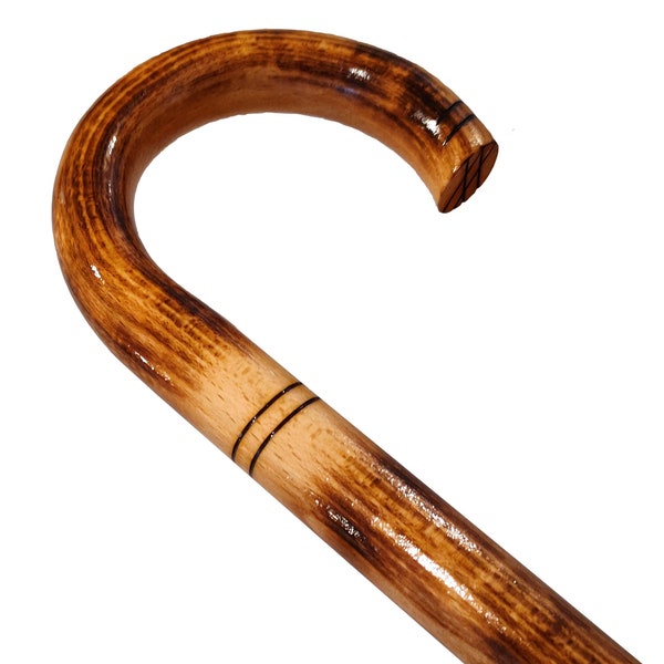 Classic walking stick, Retro wooden cane, Minimalist and lightweight walking cane, Handmade cane for man/woman, Sturdy walking stick of wood