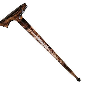 Classic wooden cane, Walking stick from wood, Durable and lightweight walking cane, Handmade cane for man, Elegant walking stick, Best gift