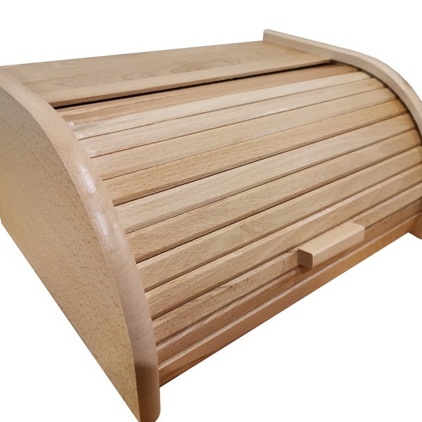 Unfinished Wood Bread Box Etsy