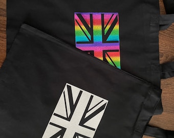 Sac cabas personnalisé Union Jack