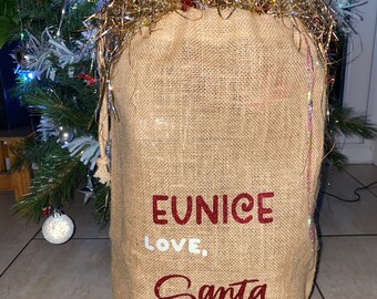 Sac de Père Noël personnalisé