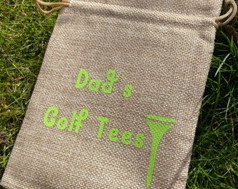 Sac de tees de golf personnalisable (écologique)
