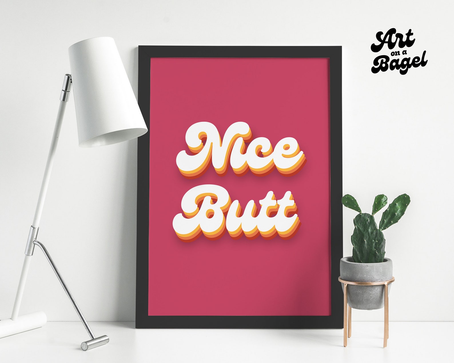 Nice Butt Poster Printable Wall Art Digital Download - Etsy