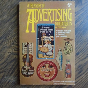 A Treasury of Advertising Collectibles by Ted Hake, Paperback, AS IS, Loose Pages