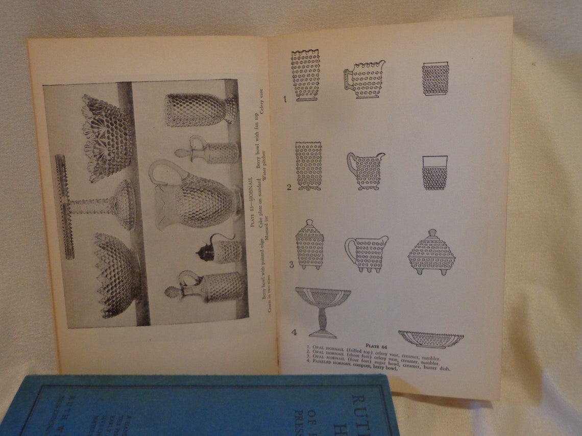 Early American Pressed Glass Patterns Ruth b Lee 1946 Etsy