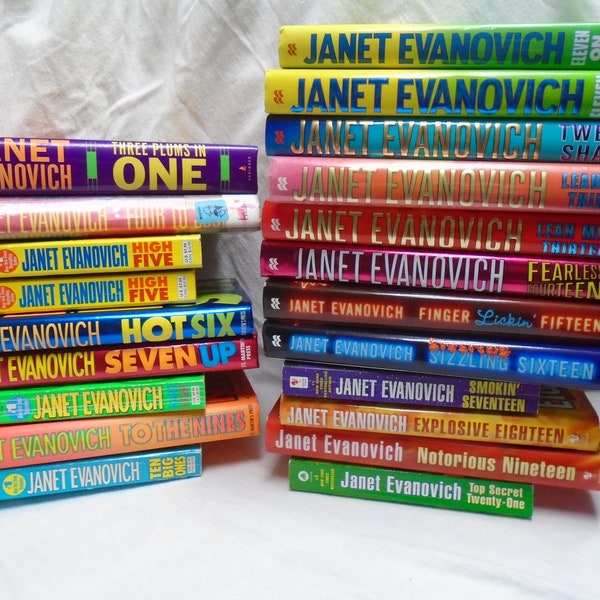 Janet Evanovich Books, Stephanie Plum, Hardcovers & Paperbacks, Your Choice, Some As Is, READ DESCRIPTIONS CAREFULLY!