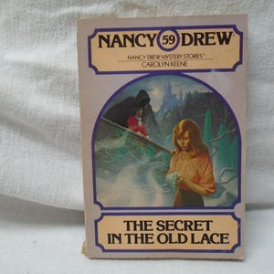 Nancy Drew #59 &quot;The Secret in The Old Lace&quot;, 1980 Paperback