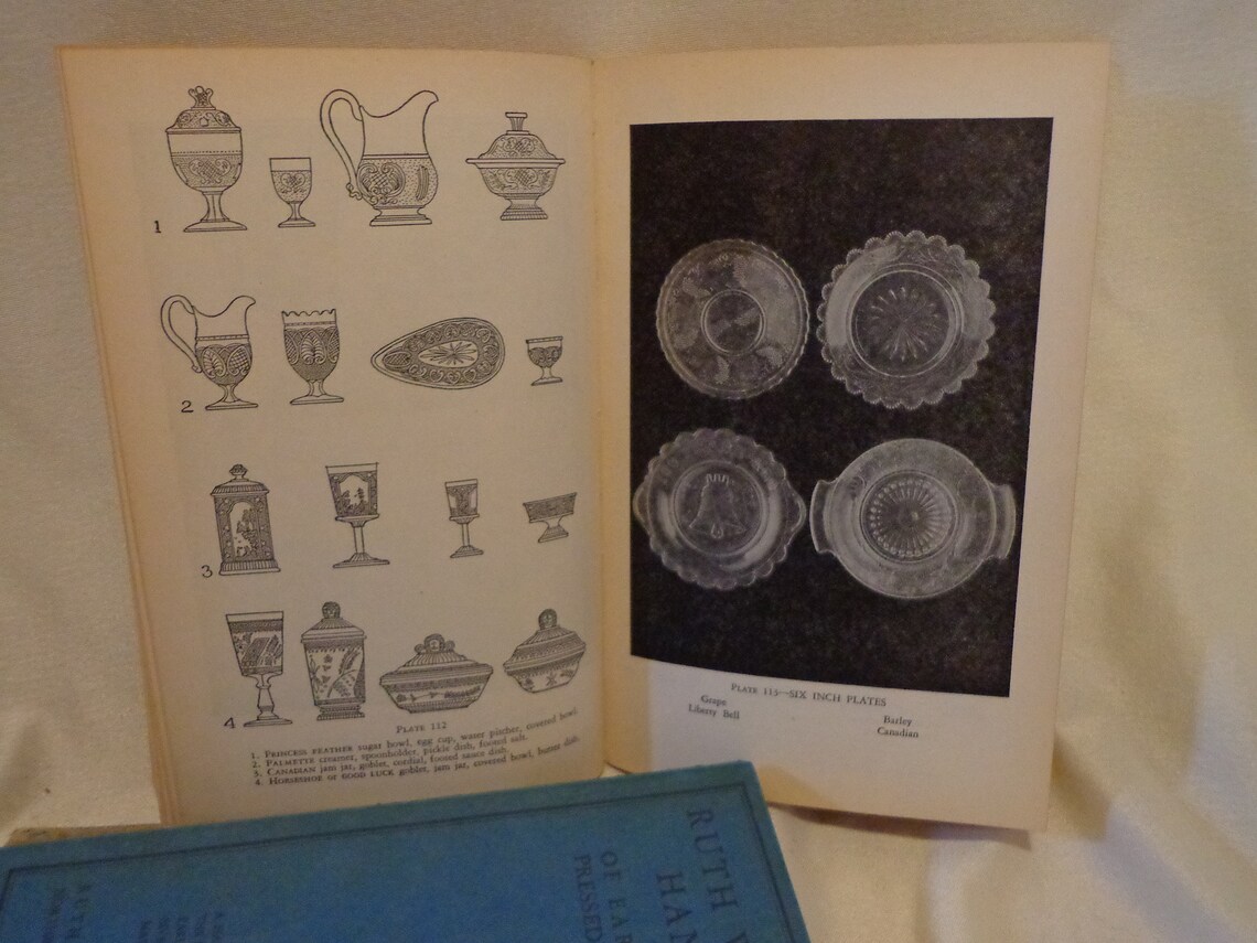 Early American Pressed Glass Patterns Ruth b Lee 1946 Etsy