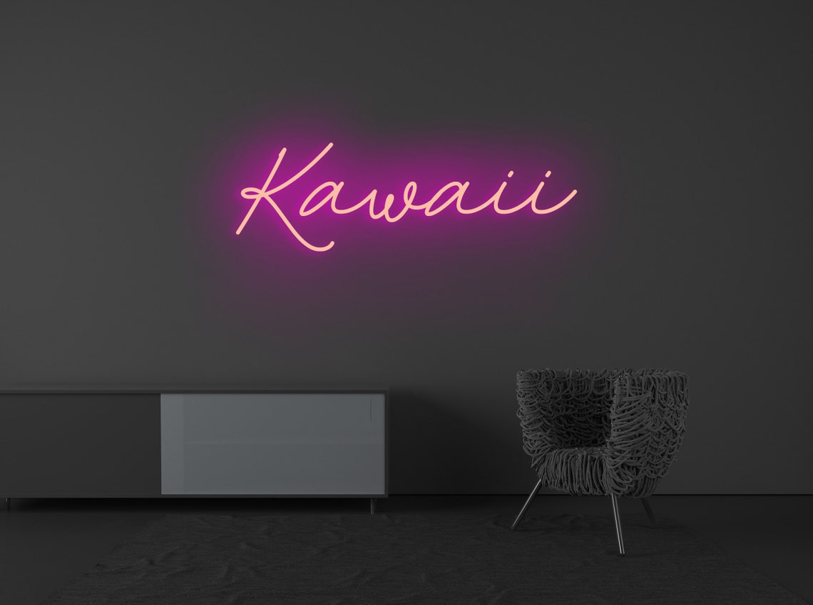 Custom Anime Neon Sign Flex Led Neon Light Led Sign Anime Etsy