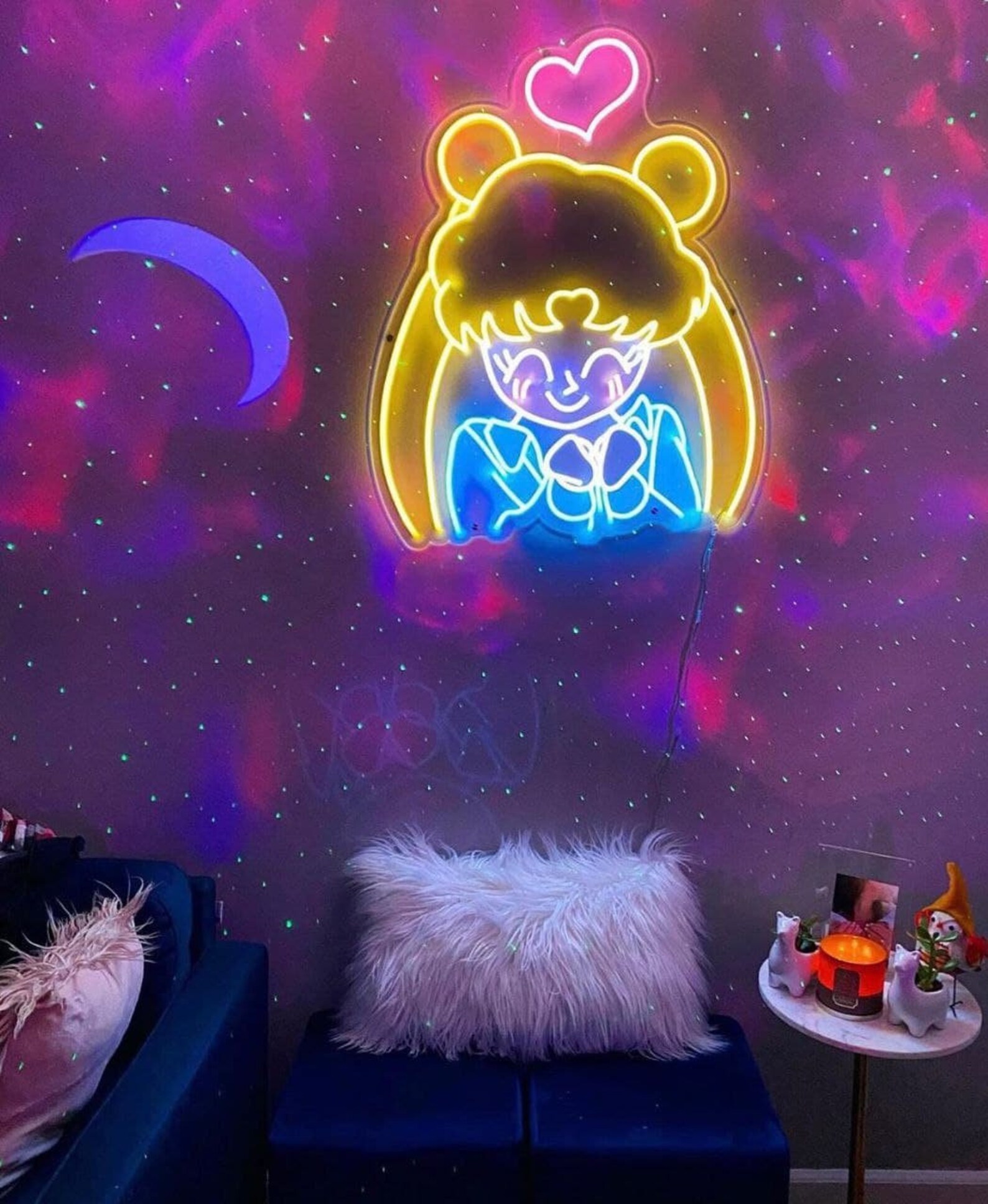 Custom Anime Neon Sign Flex Led Neon Light Led Sign Anime Etsy