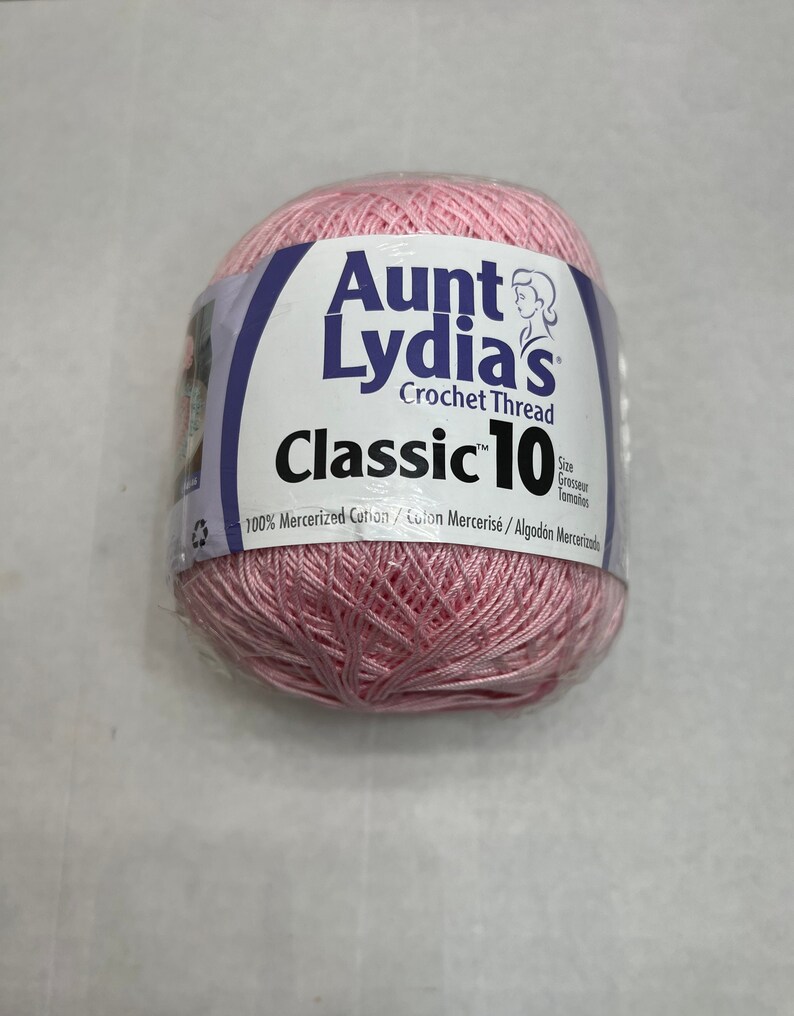 Aunt Lydia's Classic Cotton Crochet Thread Size 10 350 Etsy