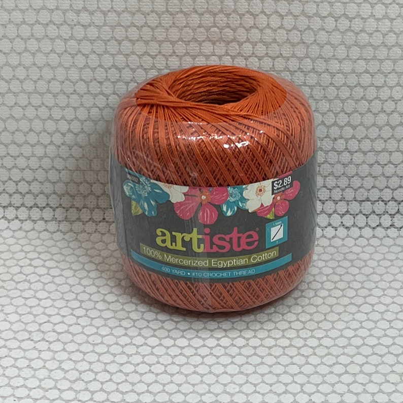 Artiste 100 Mercerized Egyptian Cotton Crochet Thread 10 Etsy