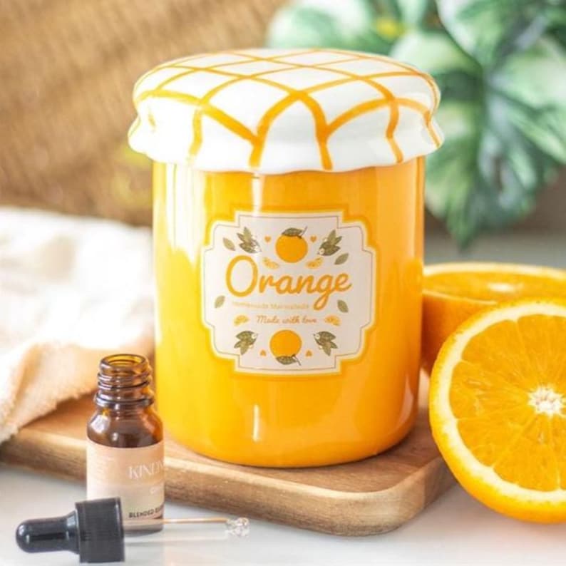 panachehomeware Marmalade Jar Oil Burner and Wax Warmer Lamp