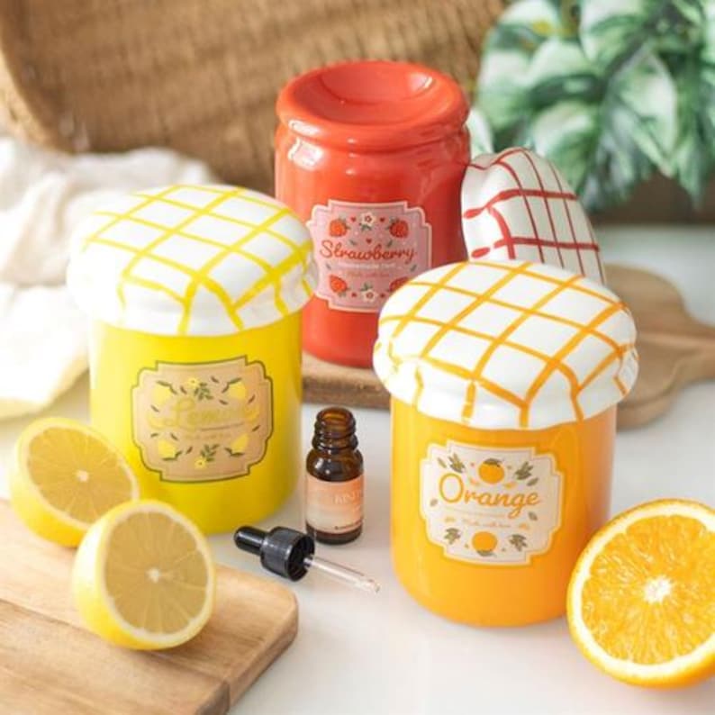 panachehomeware Marmalade Jar Oil Burner and Wax Warmer Lamp - Thumbnail 4