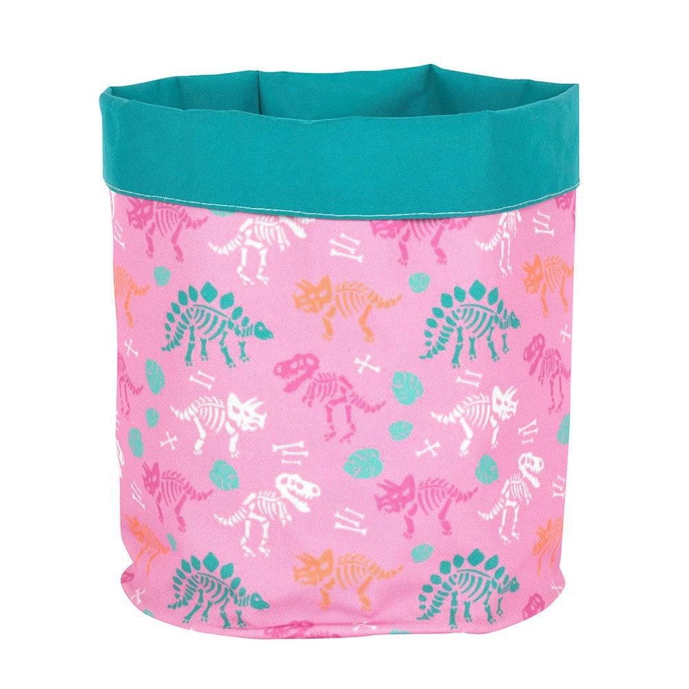 Children's toy basket pink kids toy storage bag room tidy Etsy