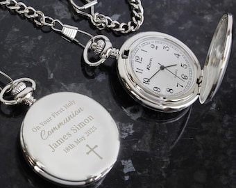 Personalised Religious Pocket Watch