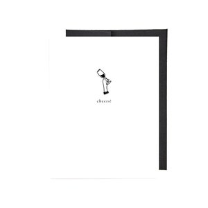 Cheers | Minimalist cheers card | Celebration greeting card | Eco-friendly greeting cards