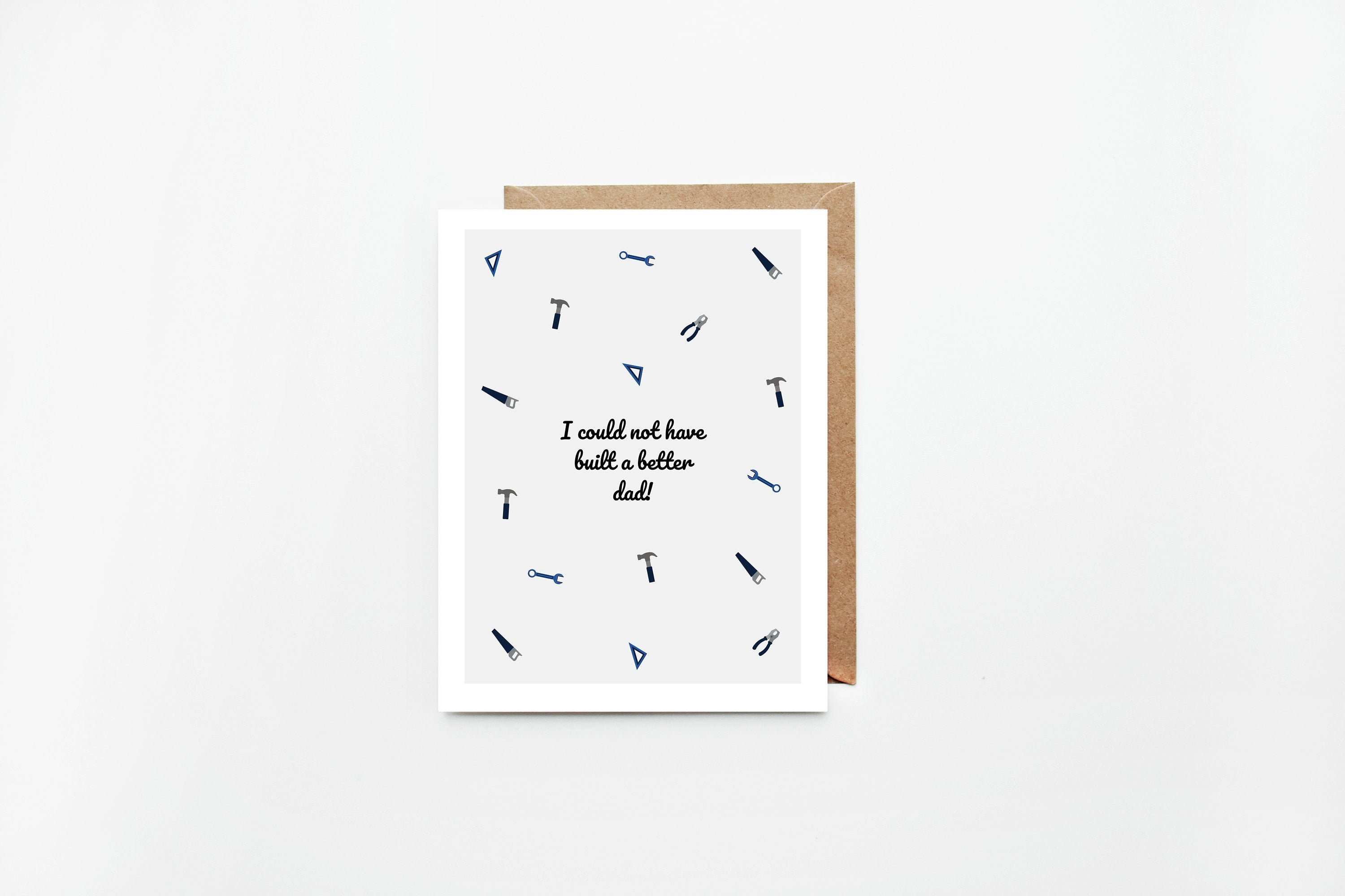 fathers day card funny best dad card dad jokes card etsy