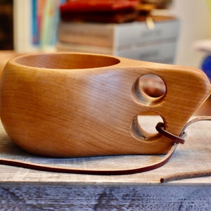 New style added, Nordic style wooden kuksa mug-Personalizedable, personalized option available, Norse Runes, beech wood, rubber wood