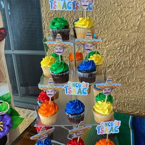 Custom Photo Cupcake Toppers, Custom Face Cupcake Toppers, Party Favors, Personalized Made-to-Order, Birthday Party Decor, Cake Toppers