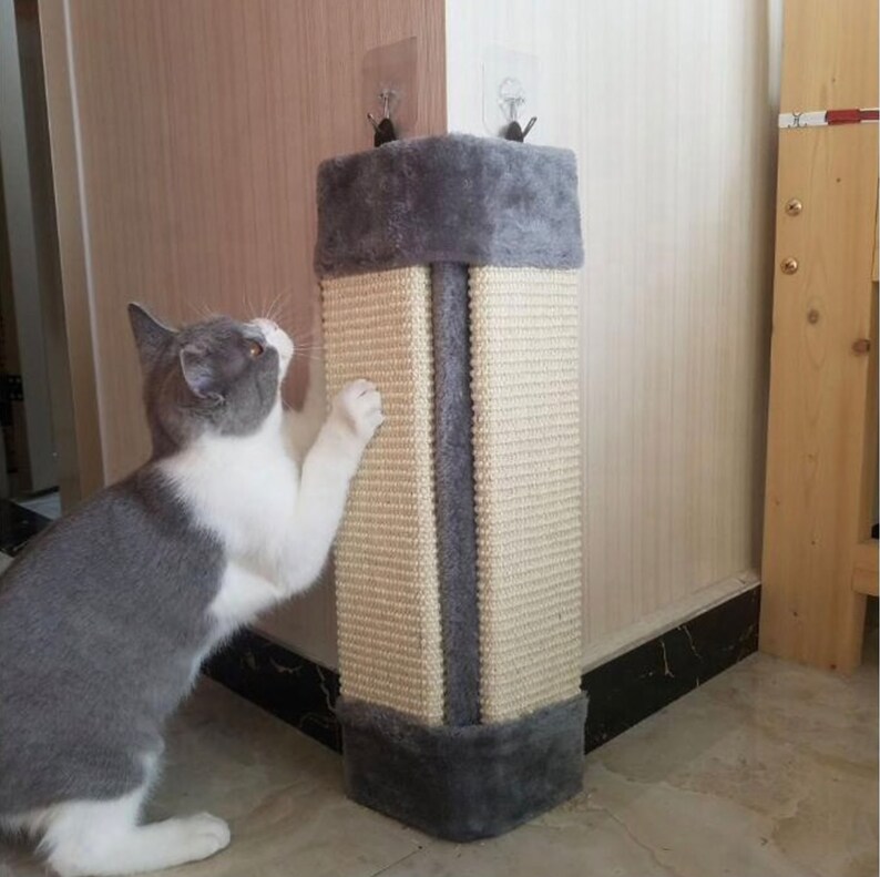 Wall Corner Cat Scratching Post Foldable Cat Scratcher 19 Etsy