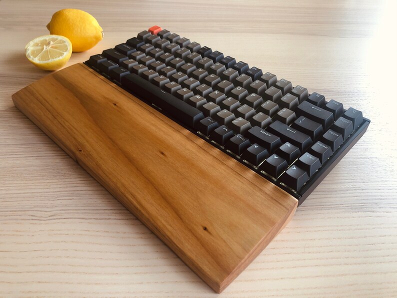 Wooden Keyboard Palm Rest / Wrist Rest Lime Tree Keychron Etsy