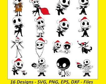 Download Nightmare Before Christmas Svg Etsy SVG Cut Files