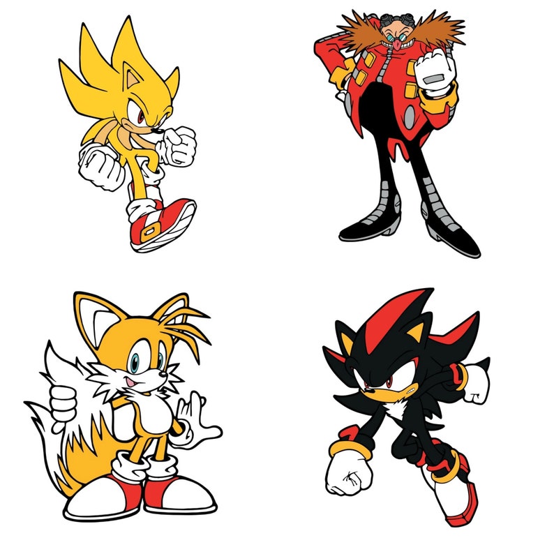 Download Sonic SVG Sonic The hedgehog SVG imágenes prediseñadas | Etsy